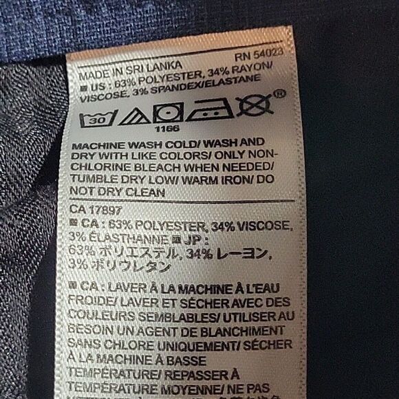 Banana Republic Mason Dress Pants Men 34x32 Athletic Tapered Fit Navy Stretch - Picture 8 of 8